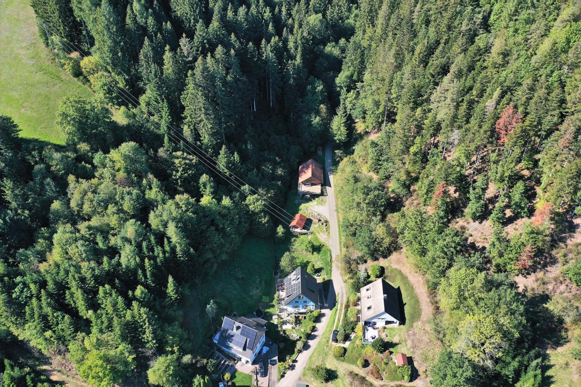 Schwarzwald Romantikhuette - Zweisamkeit - Mit Bettwaesche, Handtuecher Und Holz Schenkenzell Экстерьер фото